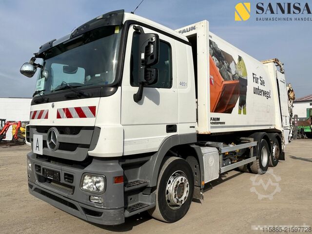 Garbage truck Mercedes-Benz Actros 2532/Faun Powerpress/MP3/TÜV