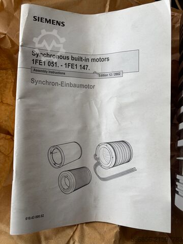 SIEMENS 1FE1093-6WV11-1BZ2-Z FZ616 3709 01 001 Synchronmotor 16,8–21,5 kW SIEMENS 1FE1093-6WV11-1BZ2-Z FZ616 3709 01 001 SILNIK SYNCHRONICZNY 16,8–21,5 kW SIEMENS 1FE1093-6WV11-1BZ2-Z FZ616 3709 01 001 SILNIK SYNCHRONICZNY 16,8–21,5 kW