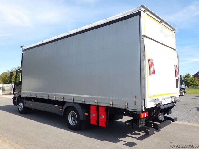 Flatbed truck MERCEDES-BENZ 1330 L Atego4 Pritsche 7,2m/LBW/Edscha/AHK/Klima