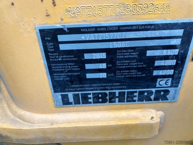 Radlader LIEBHERR L506C