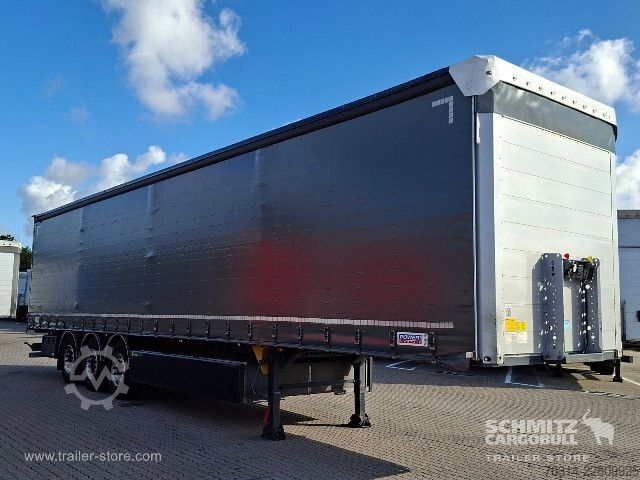 Open semitrailer with tarp Berger Curtainsider Standard Getränke