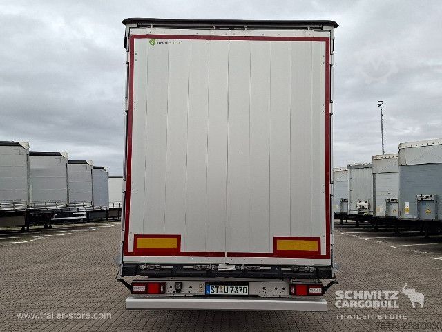 Open semitrailer with tarp Berger Curtainsider Mega Getränke