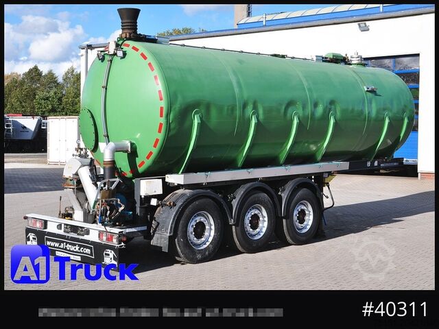 Tankauflieger SCHWARTE JANSKY Kumm TA 30/3, 30m³, Gülle, Gärreste, Lenkachse