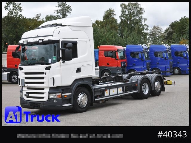 Wechselfahrgestell LKW SCANIA R400, BDF, 7,45, Retarder, 2x Kraftstofftank,