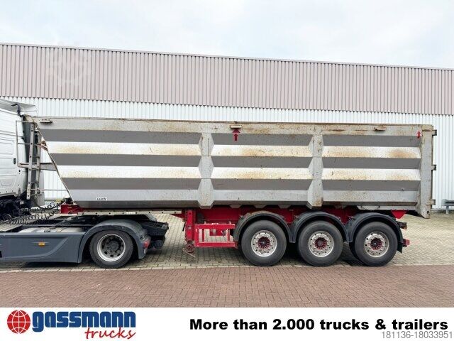 Kipper Auflieger  LÜCK SKF 35, Stahlmulde ca. 37m³, Liftachse