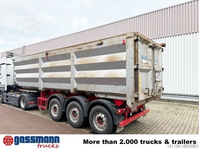 Kipper Auflieger  LÜCK SKF 35, Stahlmulde ca. 37m³, Liftachse