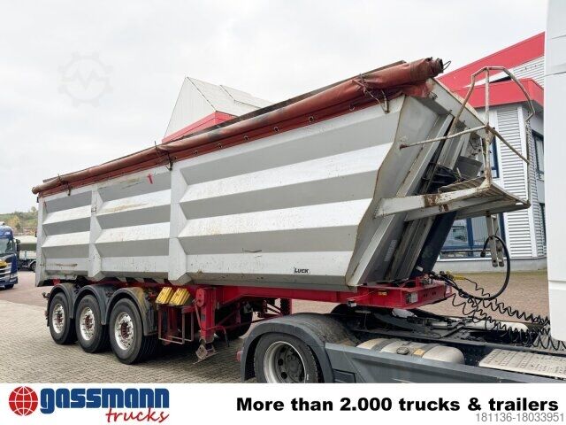 Kipper Auflieger  LÜCK SKF 35, Stahlmulde ca. 37m³, Liftachse