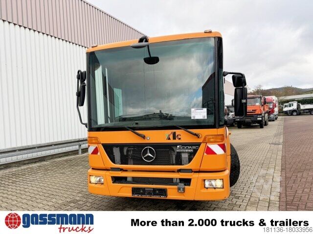 Müllwagen Mercedes-Benz Econic 2633 LL 6x2/4 NLA, EEV, Lenkachse, Haller