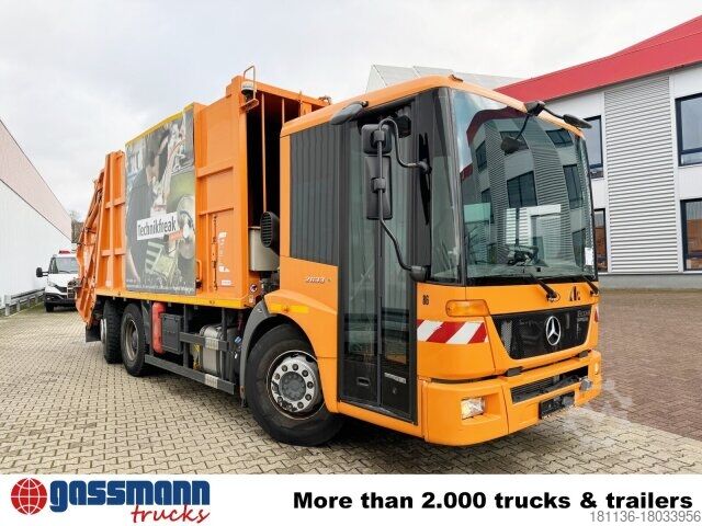 Müllwagen Mercedes-Benz Econic 2633 LL 6x2/4 NLA, EEV, Lenkachse, Haller