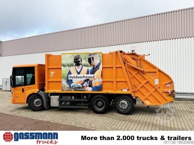 Müllwagen Mercedes-Benz Econic 2633 LL 6x2/4 NLA, EEV, Lenkachse, Haller