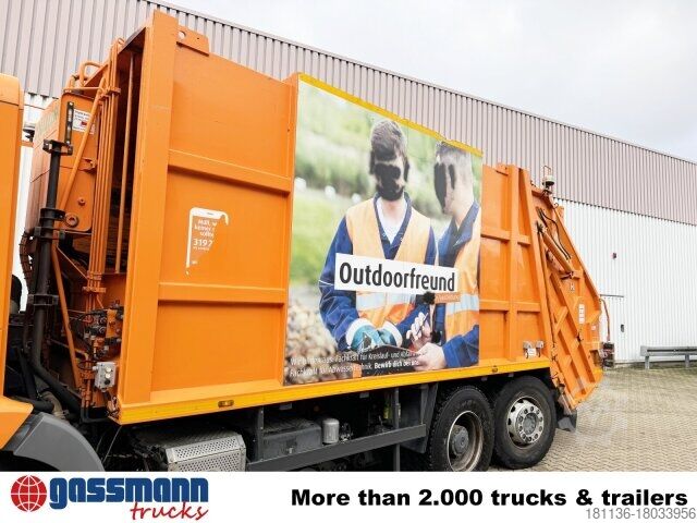 Müllwagen Mercedes-Benz Econic 2633 LL 6x2/4 NLA, EEV, Lenkachse, Haller