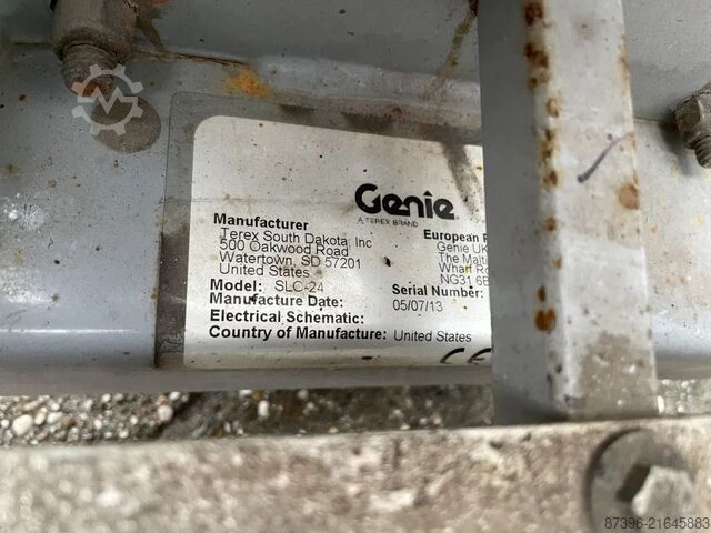 Bauaufzug Genie SLC-24 Materiaallift kanaallift