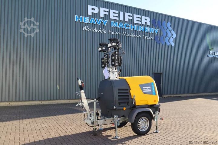 Lichtturm Atlas Copco Hilight H6+ Valid inspection, *Guarantee! Max Boom
