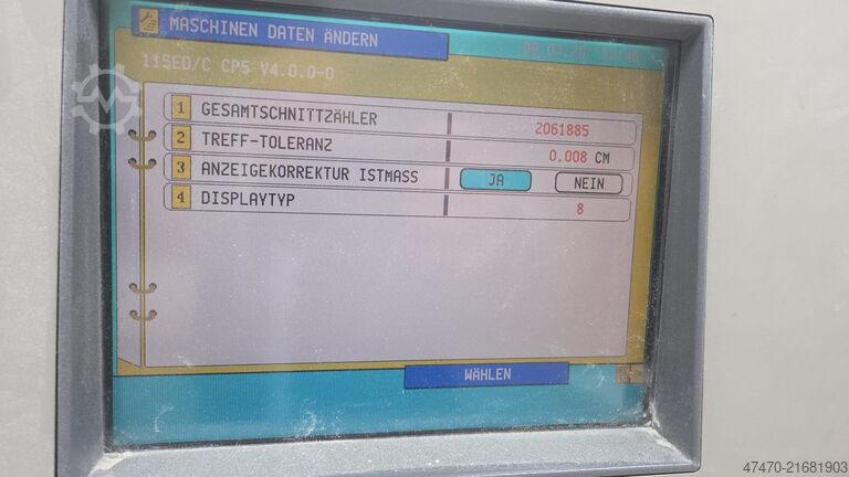 Papierschneidemaschine Polar Mohr 115 ED