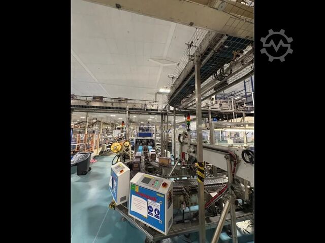 Used KRONES  glass bottling line - 18000 BPH Gassner 