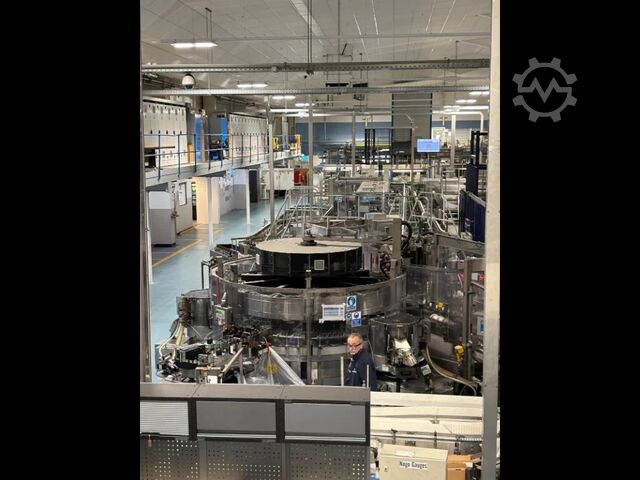 Used KRONES  glass bottling line - 18000 BPH Gassner 