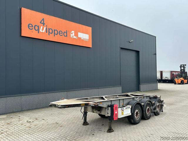 Containertransport Van Hool 20FT ADR CHASSIS / galvanized / MB DISC / 2x li...
