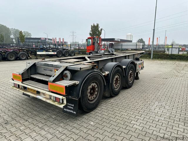 Containertransport Van Hool 20FT ADR CHASSIS / galvanized / MB DISC / 2x li...
