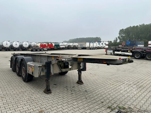 Containertransport Van Hool 20FT ADR CHASSIS / galvanized / MB DISC / 2x li...