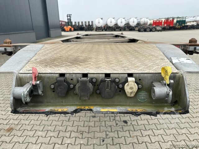 Containertransport Van Hool 20FT ADR CHASSIS / galvanized / MB DISC / 2x li...