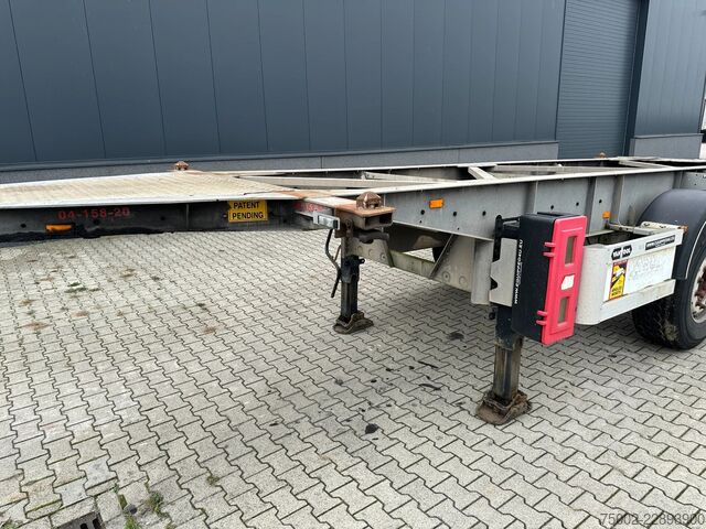 Containertransport Van Hool 20FT ADR CHASSIS / galvanized / MB DISC / 2x li...