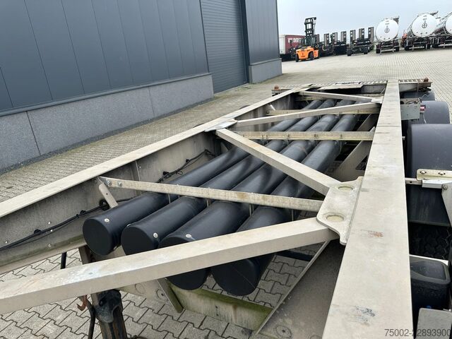 Containertransport Van Hool 20FT ADR CHASSIS / galvanized / MB DISC / 2x li...