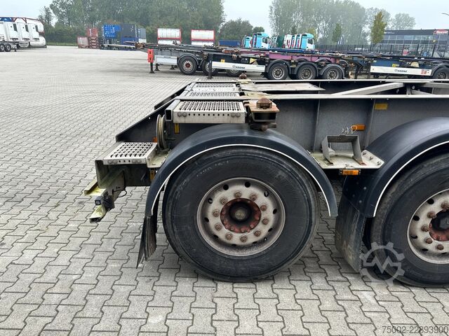 Containertransport Van Hool 20FT ADR CHASSIS / galvanized / MB DISC / 2x li...