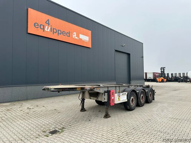 Containertransport Van Hool 20FT ADR CHASSIS / galvanized / MB DISC / 2x li...