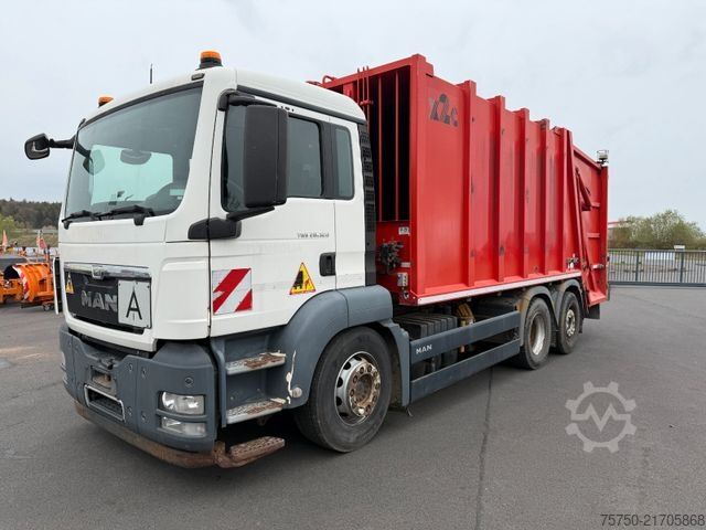 Garbage truck MAN 26.320 6x2 Zoeller Medium X2EC 23