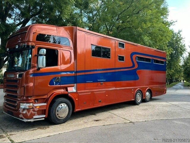 Cattle truck SCANIA Pferdetransporter