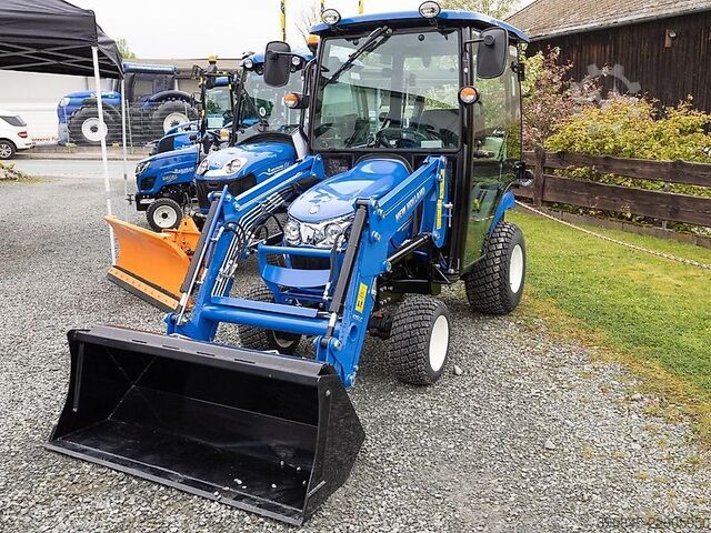 Compact tractor New Holland BOOMER 25/HST Compakt mit Kabine und Frontlader
