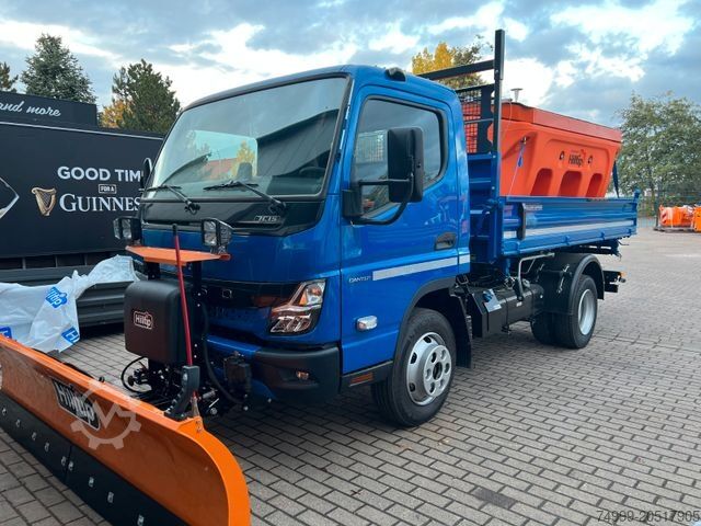 Three-way tipper van FUSO Canter 7C18 Meiller Kipper Winterpaket