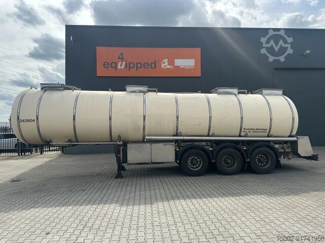 Food tanker Feldbinder LEBENSMITTEL / LEVENSMIDDELEN / FOOD / 33.500L ...