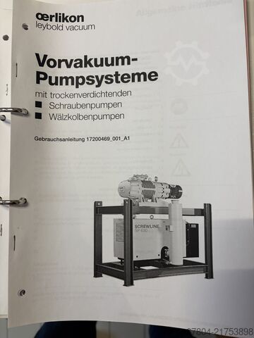 Vacuum pump OERLIKON LEYBOLD VACUUM SP 630 F incl. ATEX