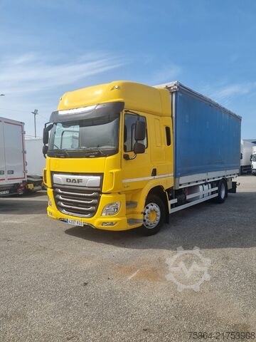 Flatbed truck with tarp DAF CF 340 FA