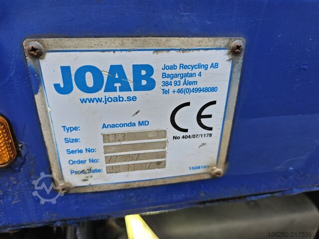 Garbage truck SCANIA P280 DB 4X2 MLB JOAB Anaconda MD 13.3 cu