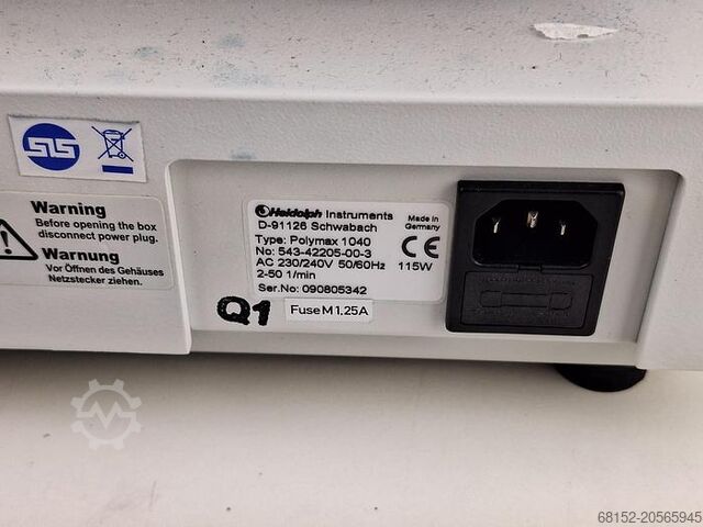 Heidolph Polymax 1040 Platform Shaker Heidolph Polymax 1040