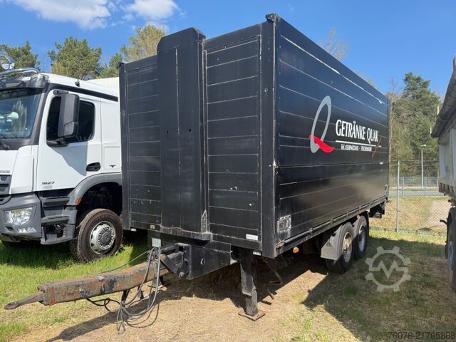 Getränkeanhänger ACKERMANN-FRUEHAUF Tandem Schwenkwand LBW MBB 1.5 t