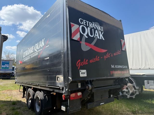 Getränkeanhänger ACKERMANN-FRUEHAUF Tandem Schwenkwand LBW MBB 1.5 t