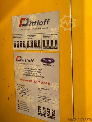 Refrigerated truck MERCEDES-BENZ 2540 LL 6x2/4 Kühlkoffer 8.2m LBW 2,5t  Carrier