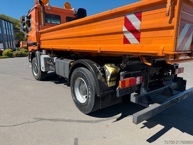 Three-sided tipper truck MERCEDES-BENZ Actros 1831 4x4 Meiller Kipper + Kupplung,