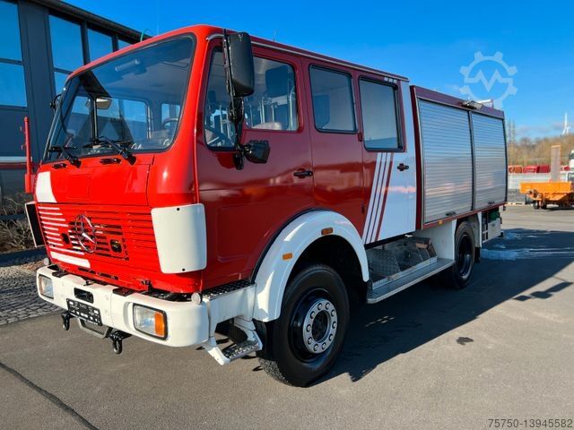 ▷ Sonstige Mercedes-Benz 1424 F Feuerwehrauto Metz Drehleiter