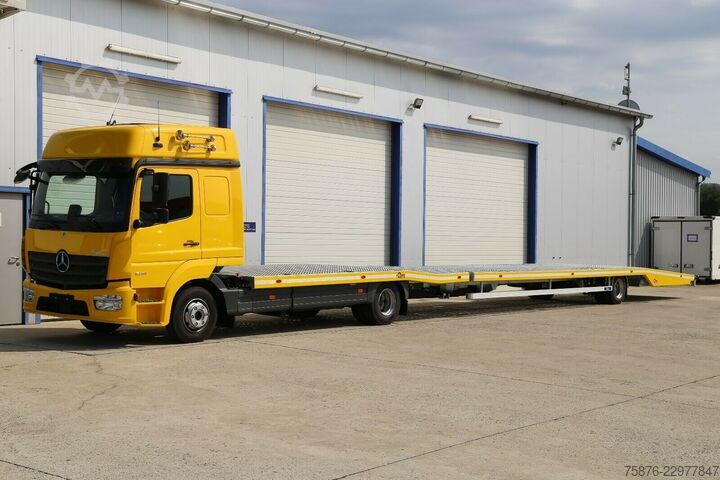 Car carrier truck MERCEDES-BENZ Atego 824 Autotransporter  3-Zug  Neu