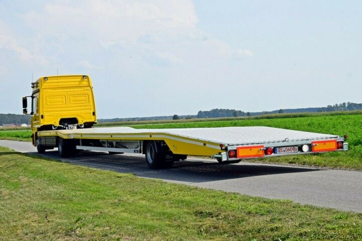 Car carrier truck MERCEDES-BENZ Atego 824 Autotransporter  3-Zug  Neu