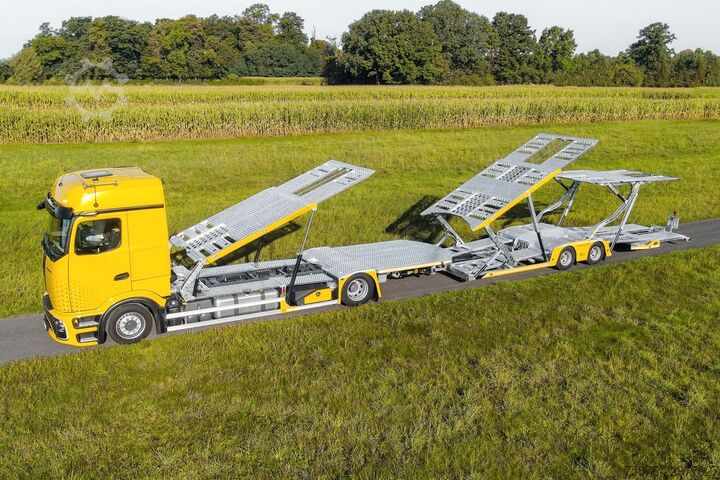 Autotransporter LKW MERCEDES-BENZ Actros mit Anhänger für 6 PKW SOFORT VERFÜGBAR