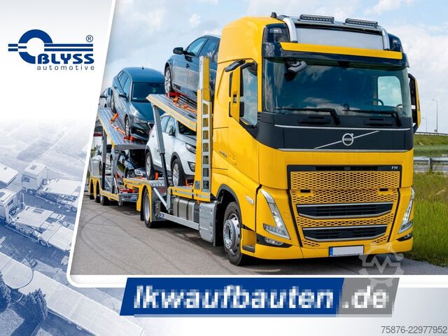 Autotransporter LKW VOLVO FH mit Anhänger für 6 PKW