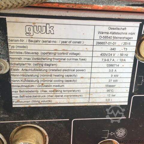 GWK temperature control unit GWK Mehrkreis- Kühlturm