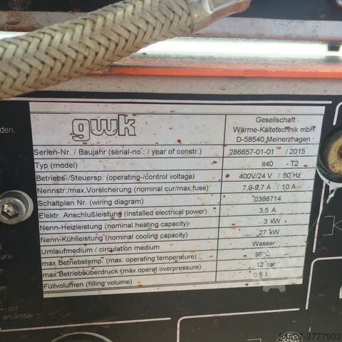 GWK temperature control unit GWK Mehrkreis- Kühlturm