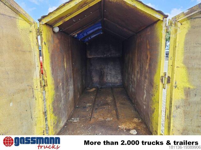 Abrollcontainer Absetzcontainer ca. 15m³ geschlossen mit Deckel