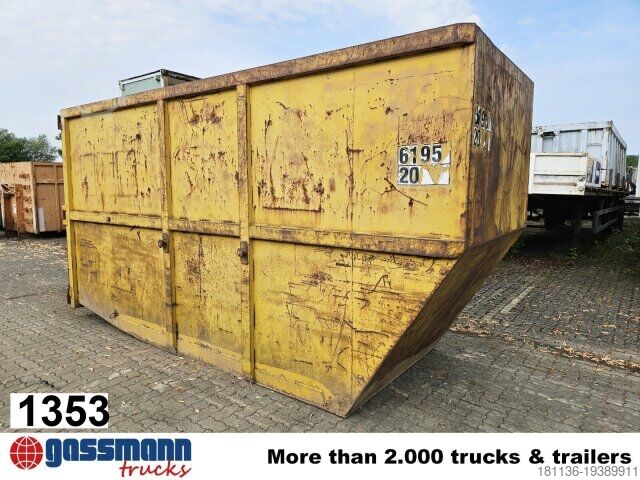 Abrollcontainer  Absetzcontainer ca. 17m³ offen mit Flügeltüren